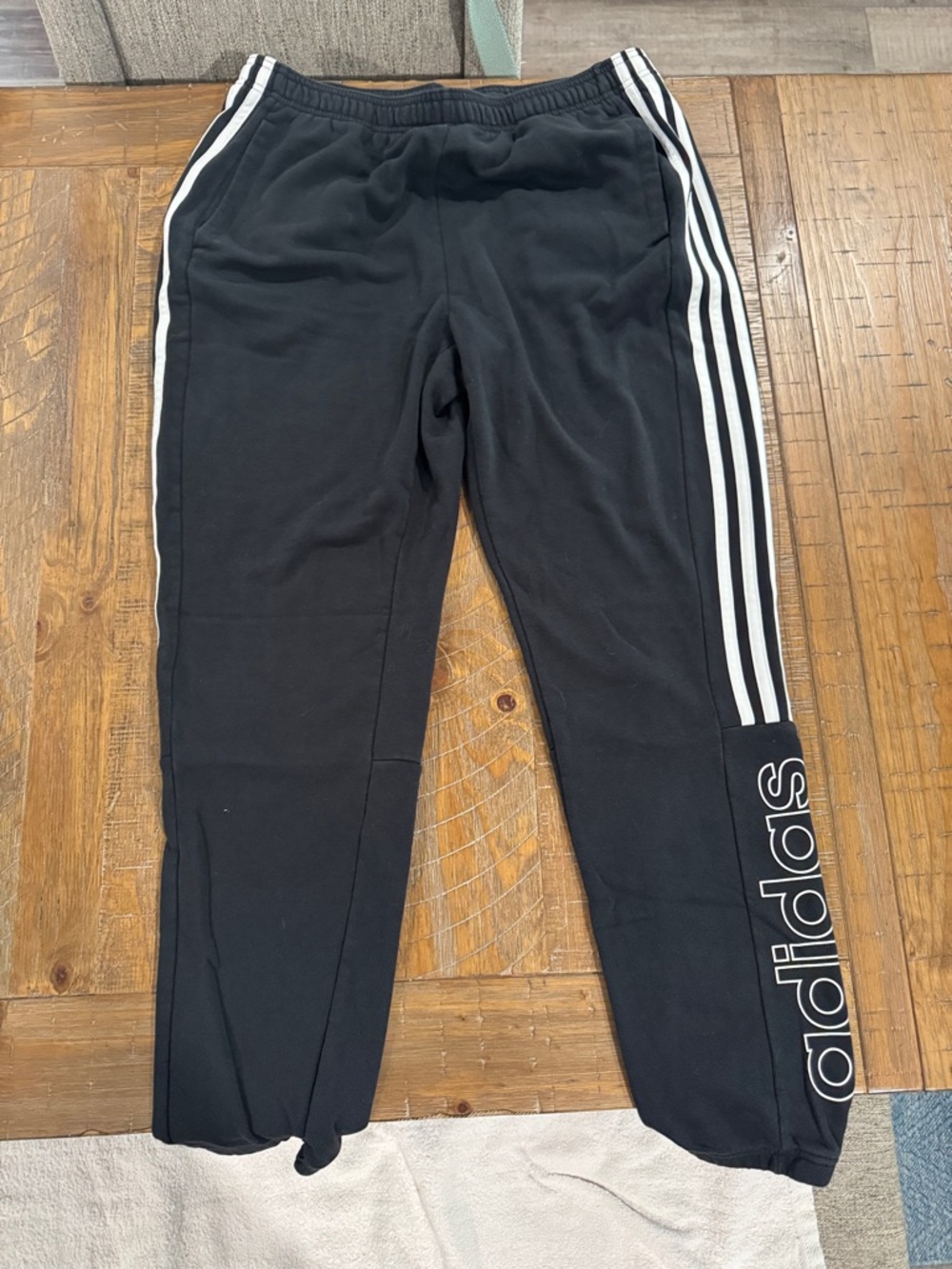 adidas Black Joggers size L